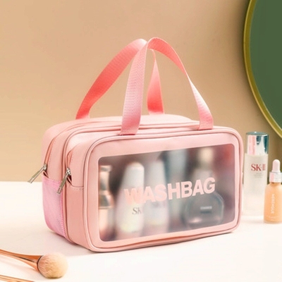 GRAN Capacidad SEPARACIÓN SECA Y HUMIDA BOLSA DE MAQUILLAJE COSMÉTICA PORTÁVEL DE MUJER BOLSA de almacenamiento 2024 BOLSA de tocador nueva BOLSA de viaje