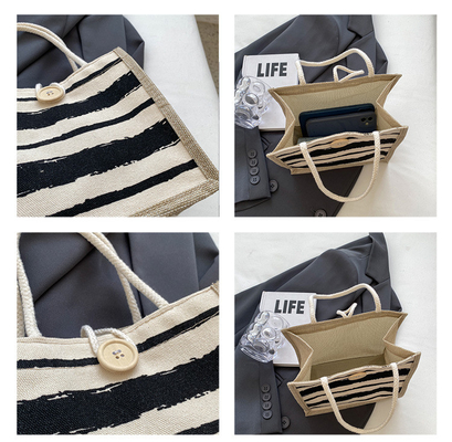 BOLSA TOTE LENSA BOLSA LENSA NIÑA Nueva impresión BOLSA TOTE en BENTO portátil