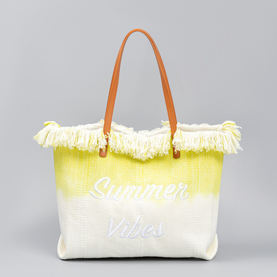 BOLSA de tela de diseño de alfalfa bordada BOLSA de tela de letra trenzada BOLSA de brazo bajo el hombro nuevo BOLSA de mujer de alta capacidad de verano