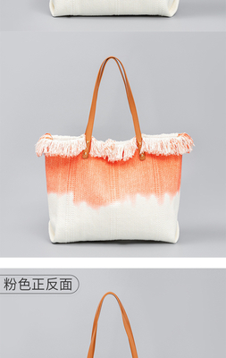 BOLSA de tela de diseño de alfalfa bordada BOLSA de tela de letra trenzada BOLSA de brazo bajo el hombro nuevo BOLSA de mujer de alta capacidad de verano