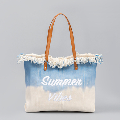 BOLSA de tela de diseño de alfalfa bordada BOLSA de tela de letra trenzada BOLSA de brazo bajo el hombro nuevo BOLSA de mujer de alta capacidad de verano