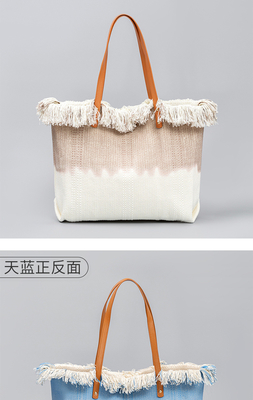BOLSA de tela de diseño de alfalfa bordada BOLSA de tela de letra trenzada BOLSA de brazo bajo el hombro nuevo BOLSA de mujer de alta capacidad de verano