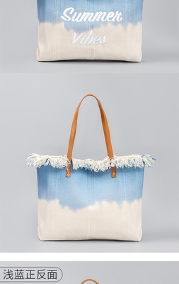 BOLSA de tela de diseño de alfalfa bordada BOLSA de tela de letra trenzada BOLSA de brazo bajo el hombro nuevo BOLSA de mujer de alta capacidad de verano