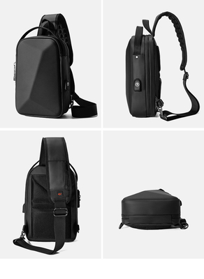 Nueva bolsa de pecho para hombres bolsa de hombro de gran capacidad bolsa transversal bolsa de hombre de ocio oficina ipad computadora bolsa de pecho caja dura