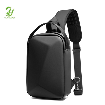 Nueva bolsa de pecho para hombres bolsa de hombro de gran capacidad bolsa transversal bolsa de hombre de ocio oficina ipad computadora bolsa de pecho caja dura