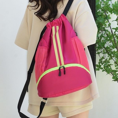 BUNDLE bolsillo de la cuerda de tiro mochila portátil bolsa de baloncesto separación húmeda seca bolsa de natación deportes al aire libre multifunción