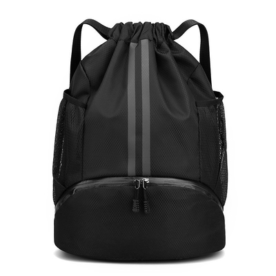 BUNDLE bolsillo de la cuerda de tiro mochila portátil bolsa de baloncesto separación húmeda seca bolsa de natación deportes al aire libre multifunción
