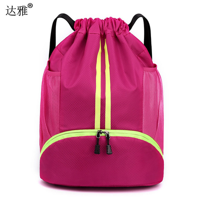 BUNDLE bolsillo de la cuerda de tiro mochila portátil bolsa de baloncesto separación húmeda seca bolsa de natación deportes al aire libre multifunción