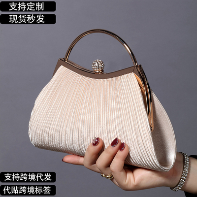 EUROPA Y LOS EEUU RETRO COLOR sólido anillo de mano recubierto moda cerradura cerrada bolsa de comedor cadena bolsa de cuerpo cruzado