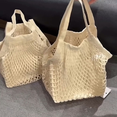 BOLSA de algodón BOLSA de almacenamiento BOLSA DE FRUTA Y VERDURAS BOLSA DE VENDEDOR BOLSA de compras BOLSA DE TOTE BOLSA de tejido pequeño BOLSA de mujer