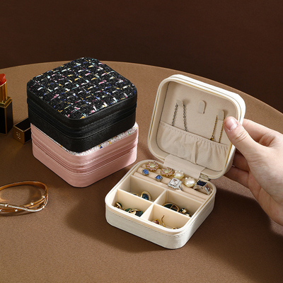 Serie de pequeñas fragancias SUMPLE DE ALMAGENACIÓN VIAJE JUEVILLA PORTABLE Caja de almacenaje de joyas