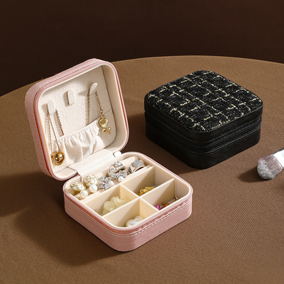 Serie de pequeñas fragancias SUMPLE DE ALMAGENACIÓN VIAJE JUEVILLA PORTABLE Caja de almacenaje de joyas