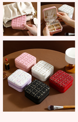 Serie de pequeñas fragancias SUMPLE DE ALMAGENACIÓN VIAJE JUEVILLA PORTABLE Caja de almacenaje de joyas