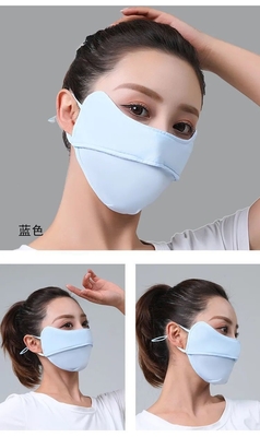 Protección para los ojos de verano ángulo de hielo seda protector solar máscara para mujeres protector solar máscara para mujeres protección UV máscara de sombra delgada