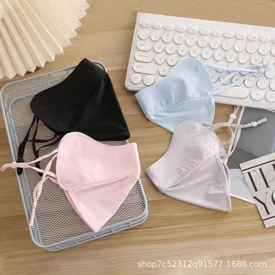Protección para los ojos de verano ángulo de hielo seda protector solar máscara para mujeres protector solar máscara para mujeres protección UV máscara de sombra delgada