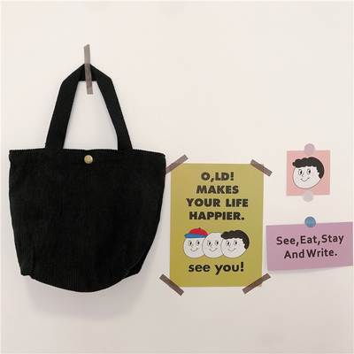 Artsey Cordeiro Bolso Casual MINI portátil LADYAS Bolso de abrigos Vintage Bolso de ropa Bento Bolso
