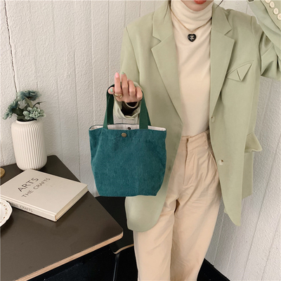 Artsey Cordeiro Bolso Casual MINI portátil LADYAS Bolso de abrigos Vintage Bolso de ropa Bento Bolso