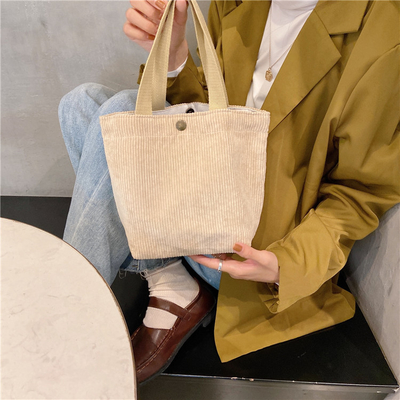 Artsey Cordeiro Bolso Casual MINI portátil LADYAS Bolso de abrigos Vintage Bolso de ropa Bento Bolso