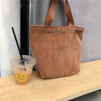 Artsey Cordeiro Bolso Casual MINI portátil LADYAS Bolso de abrigos Vintage Bolso de ropa Bento Bolso