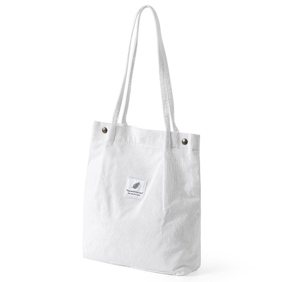 BOLSA DE MUJERES MODA SIMPLE BOLSA de clase de corduroy BOLSA de lienzo BOLSA de hombro BOLSA de campus BOLSA de cuerpo cruzado BOLSA TOTE BOLSA