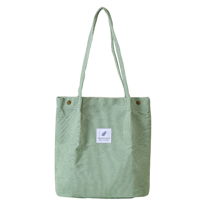 BOLSA DE MUJERES MODA SIMPLE BOLSA de clase de corduroy BOLSA de lienzo BOLSA de hombro BOLSA de campus BOLSA de cuerpo cruzado BOLSA TOTE BOLSA