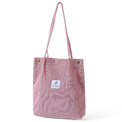 BOLSA DE MUJERES MODA SIMPLE BOLSA de clase de corduroy BOLSA de lienzo BOLSA de hombro BOLSA de campus BOLSA de cuerpo cruzado BOLSA TOTE BOLSA