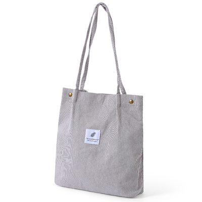 BOLSA DE MUJERES MODA SIMPLE BOLSA de clase de corduroy BOLSA de lienzo BOLSA de hombro BOLSA de campus BOLSA de cuerpo cruzado BOLSA TOTE BOLSA