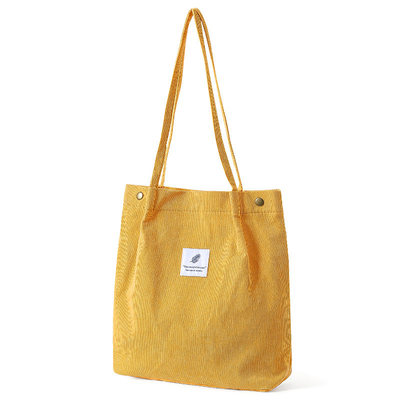 BOLSA DE MUJERES MODA SIMPLE BOLSA de clase de corduroy BOLSA de lienzo BOLSA de hombro BOLSA de campus BOLSA de cuerpo cruzado BOLSA TOTE BOLSA