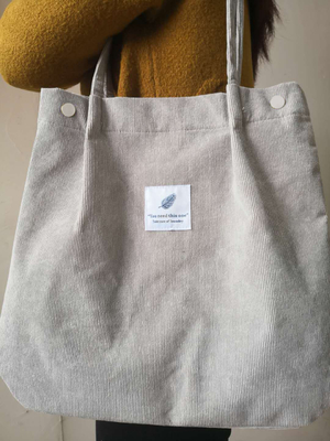 BOLSA DE MUJERES MODA SIMPLE BOLSA de clase de corduroy BOLSA de lienzo BOLSA de hombro BOLSA de campus BOLSA de cuerpo cruzado BOLSA TOTE BOLSA