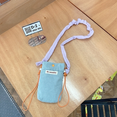 CORDUROY BODY CROSSPORT PELÍTICO BOLSA de hombro de cuerpo cruzado BOLSA de hombro de caminata de mujer MINI BOLSA de almacenamiento