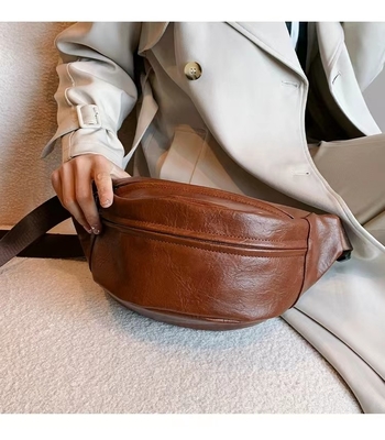 Bolso de pecho unisex ultraligero de color simple y sólido Bolso de hombro de marca Fanny