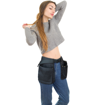 MULTIFUNCCIONAL MULTIFUNCCIONAL MULTIPOQUE CIPER FANNY PACK DEPORTOS Cinturón de moda del delantal de la cintura del sello del cinturón colgante de la cintura de la bolsa de almacenamiento