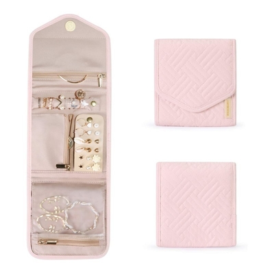 BOLSA de joyería plegable BOLSA de viaje portable BOLSA de almacenamiento de joyas BOLSA de joyería con varios anillos BOLSA de joyas