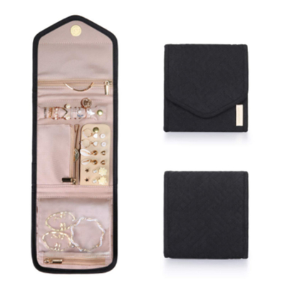 BOLSA DE JUEVELAS BOLSA de almacenamiento anti-oxidante collar de orejas orejas STUD de brazalete de anillo de delicada caja de almacenamiento de joyas portátil