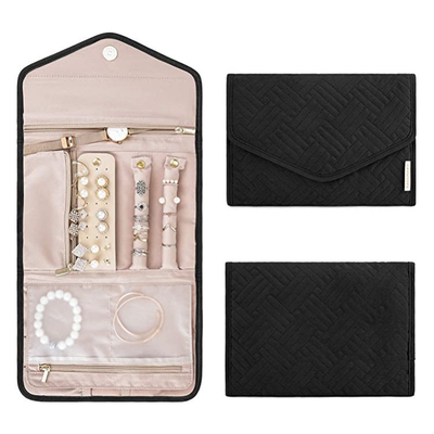 BOLSA DE JUEVELAS BOLSA de almacenamiento anti-oxidante collar de orejas orejas STUD de brazalete de anillo de delicada caja de almacenamiento de joyas portátil