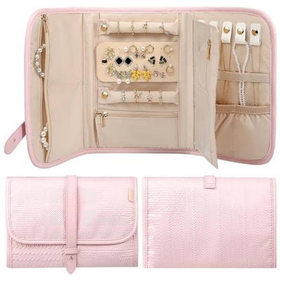 BOLSA de almacenamiento de joyas de viaje BOLSA de almacenamiento de joyas de gran tamaño BOLSA de libros portátil plegable BOLSA de joyas de viaje