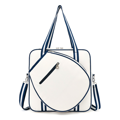 BOLSA DE TENÍS BOLSA de hombro BOLSA de cuerpo cruzado BOLSA DE BADMINTON BOLSA de raqueta rayada multifunción para hombres y mujeres