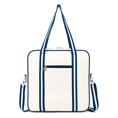 BOLSA DE TENÍS BOLSA de hombro BOLSA de cuerpo cruzado BOLSA DE BADMINTON BOLSA de raqueta rayada multifunción para hombres y mujeres