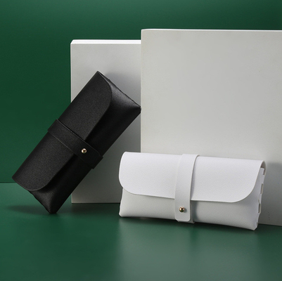 La nueva moda de las gafas de bucle caja de gafas transfronterizas gafas de sol caja de gafas de sol caja de cuero caja conveniente caja