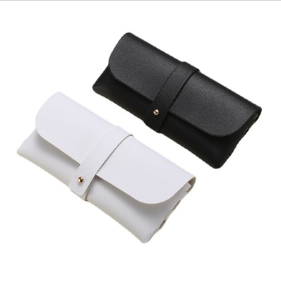 La nueva moda de las gafas de bucle caja de gafas transfronterizas gafas de sol caja de gafas de sol caja de cuero caja conveniente caja
