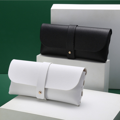 La nueva moda de las gafas de bucle caja de gafas transfronterizas gafas de sol caja de gafas de sol caja de cuero caja conveniente caja