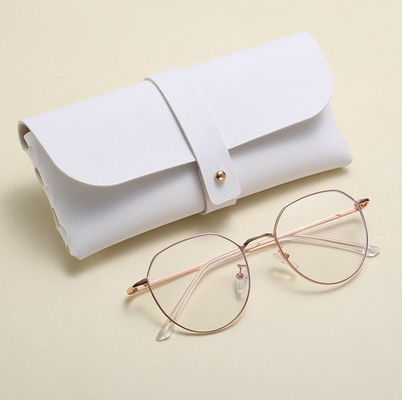 La nueva moda de las gafas de bucle caja de gafas transfronterizas gafas de sol caja de gafas de sol caja de cuero caja conveniente caja