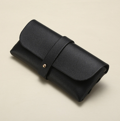 La nueva moda de las gafas de bucle caja de gafas transfronterizas gafas de sol caja de gafas de sol caja de cuero caja conveniente caja
