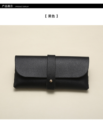 La nueva moda de las gafas de bucle caja de gafas transfronterizas gafas de sol caja de gafas de sol caja de cuero caja conveniente caja