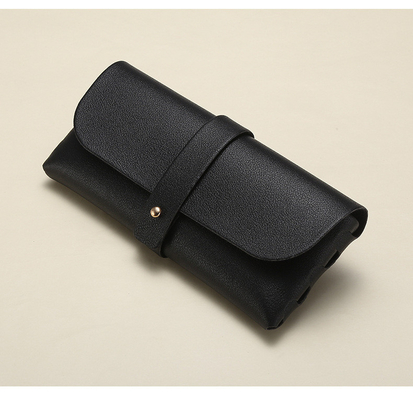 La nueva moda de las gafas de bucle caja de gafas transfronterizas gafas de sol caja de gafas de sol caja de cuero caja conveniente caja