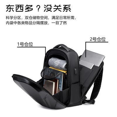 Nueva mochila de negocios mochila de viaje de todos los días mochila de hombre de gran capacidad absorción de choques impermeable mochila de escuela mochila de ordenador portátil