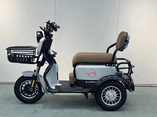El nuevo triciclo eléctrico trae a su propio bebé a casa para recoger a los niños