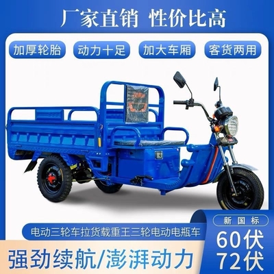 TRICÍCULO ELÉCTRICO CAMION LOAD WANG NUEVO ESTÁNDAR NACIONAL ELÉCTRICO CAR EXPRESS CAR STALL TRICÍCULO Vehículo agrícola GRATIS