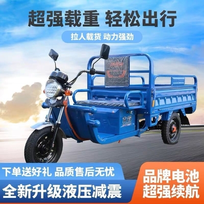 TRICÍCULO ELÉCTRICO CAMION LOAD WANG NUEVO ESTÁNDAR NACIONAL ELÉCTRICO CAR EXPRESS CAR STALL TRICÍCULO Vehículo agrícola GRATIS