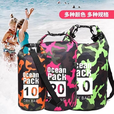 BOLSA DE CAMUFLAJE A prueba de agua con doble hombro con bolsillo de poliéster ligeramente seco húmedo